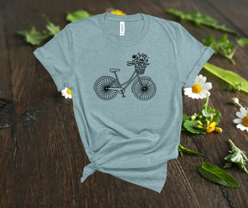 Bicycle Wildflowers Tee