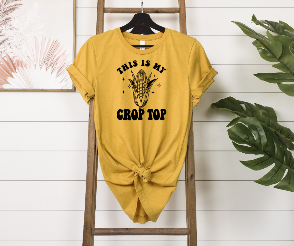 This Is My Crop Top Tee